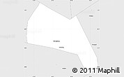Silver Style Simple Map of Wangdu