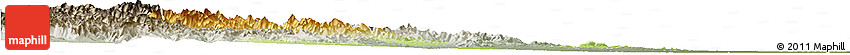 Physical Horizon Map of Wu An, semi-desaturated