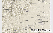 Shaded Relief Map of Wu An