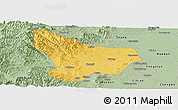 Savanna Style Panoramic Map of Wu An