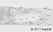 Silver Style Panoramic Map of Wu An