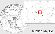 Blank Location Map of Wuqiang