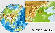 Physical Location Map of Wuqiang