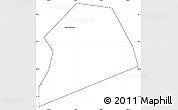 Blank Simple Map of Wuqiang, cropped outside