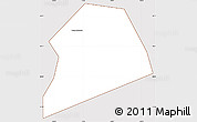 Classic Style Simple Map of Wuqiang, cropped outside
