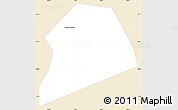 Classic Style Simple Map of Wuqiang, single color outside