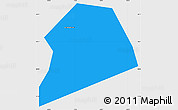 Political Simple Map of Wuqiang, single color outside