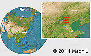 Satellite Location Map of Xinglong