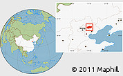 Savanna Style Location Map of Xinglong, highlighted country