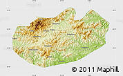 Physical Map of Xinglong, single color outside