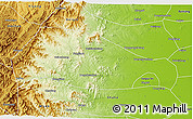 Physical 3D Map of Xingtai