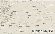 Shaded Relief 3D Map of Xushui