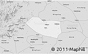 Silver Style 3D Map of Xushui