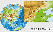 Physical Location Map of Xushui