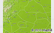 Physical Map of Xushui