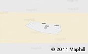 Classic Style Panoramic Map of Xushui, single color outside