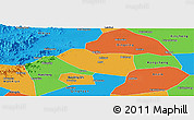 Political Panoramic Map of Xushui