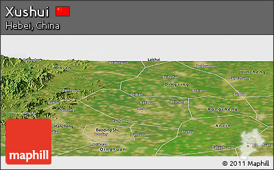 Satellite Panoramic Map of Xushui