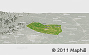 Satellite Panoramic Map of Xushui, lighten, semi-desaturated