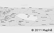 Silver Style Panoramic Map of Xushui