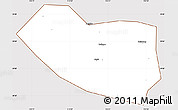 Classic Style Simple Map of Xushui, cropped outside