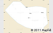 Classic Style Simple Map of Xushui, single color outside