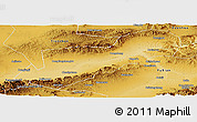 Physical Panoramic Map of Yangyuan