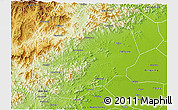 Physical 3D Map of Yi Xian