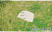 Shaded Relief 3D Map of Yongnian, satellite outside