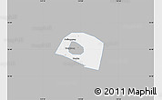 Gray Map of Yongnian, single color outside