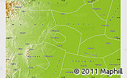 Physical Map of Yongnian