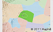 Political Map of Yongnian, lighten