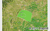Political Map of Yongnian, satellite outside