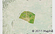 Satellite Map of Yongnian, lighten