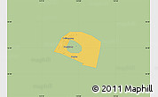 Savanna Style Map of Yongnian, single color outside