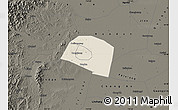 Shaded Relief Map of Yongnian, darken