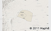 Shaded Relief Map of Yongnian, lighten