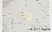 Shaded Relief Map of Yongnian, semi-desaturated