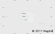 Silver Style Map of Yongnian, single color outside