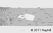 Gray Panoramic Map of Yongnian