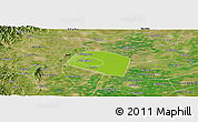 Physical Panoramic Map of Yongnian, satellite outside