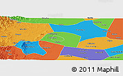 Political Panoramic Map of Yongnian