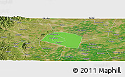 Political Panoramic Map of Yongnian, satellite outside