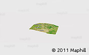 Satellite Panoramic Map of Yongnian, cropped outside