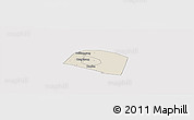Shaded Relief Panoramic Map of Yongnian, cropped outside