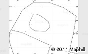 Blank Simple Map of Yongnian, no labels
