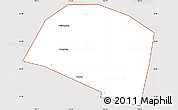 Classic Style Simple Map of Yongnian, cropped outside