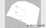 Gray Simple Map of Yongnian