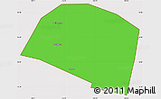 Political Simple Map of Yongnian, cropped outside