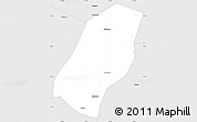 Silver Style Simple Map of Zaoqiang